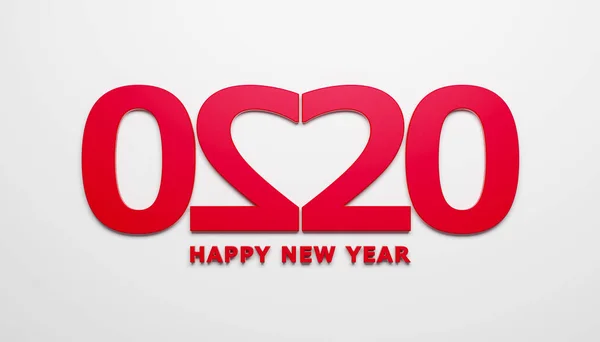 2020 Happy new year creative design background or greeting card — Stock Photo, Image