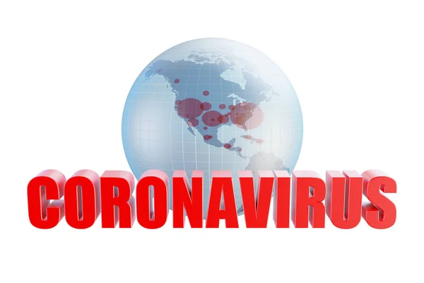 Covid Coronavirus Pandemic Concept Rendering Stock Obrázky