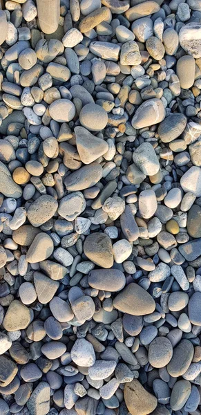 Praia Lisa Pedras Fundo — Fotografia de Stock