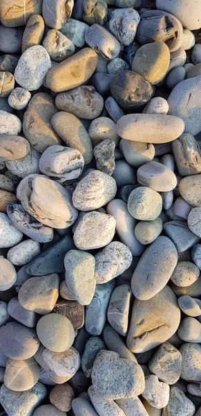 Hladký Beach Kameny Pozadí — Stock fotografie