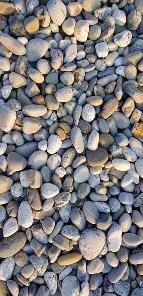 Smooth Beach Stones Background — Stock Photo, Image