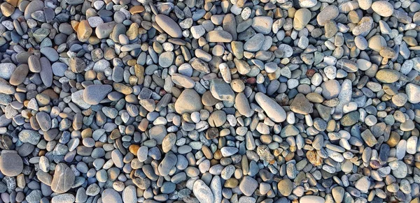 Liscio Spiaggia Pietre Sfondo — Foto Stock