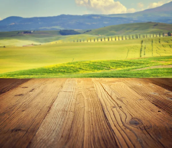 Trä Texturerat Bakgrunder Landskapet Toscana — Stockfoto