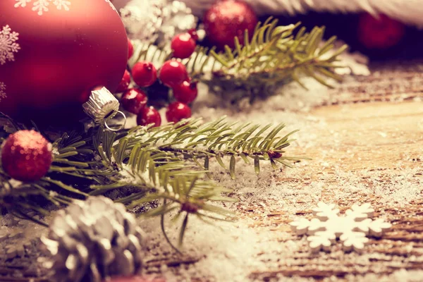 Fondo Tarjeta Felicitación Navidad Rojo Blanco — Foto de Stock