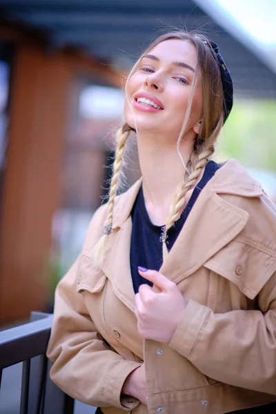 no makeup portrait of a beautiful blonde woman