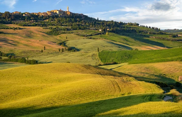 Vista de Pienza. En Toscana, Italia — Foto de Stock