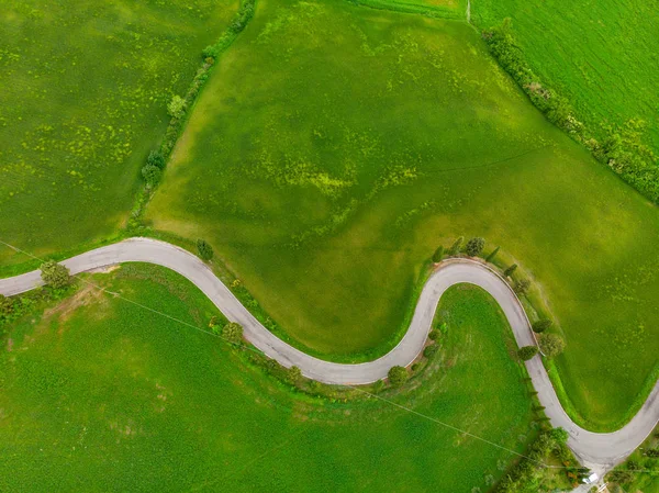 Arriba hacia abajo colinas tugurios paisaje — Foto de Stock