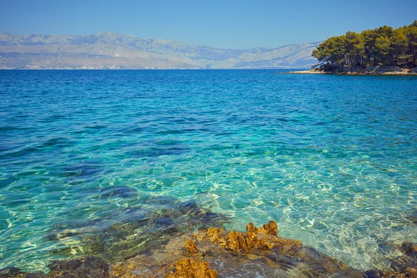 Θαλασμτικός Ουρανός Και Θαλάσσιο Φόντο — Φωτογραφία Αρχείου