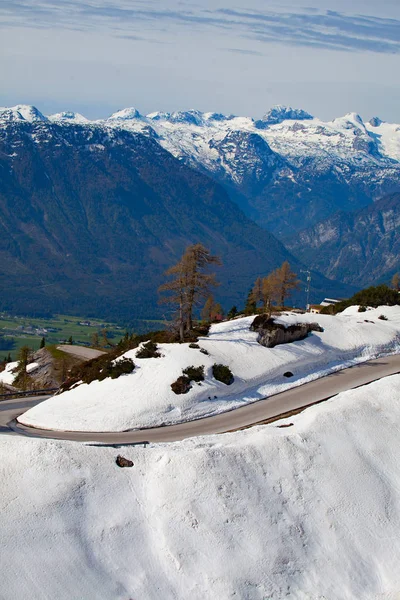 Ορεινός δρόμος στις Άλπεις — Φωτογραφία Αρχείου