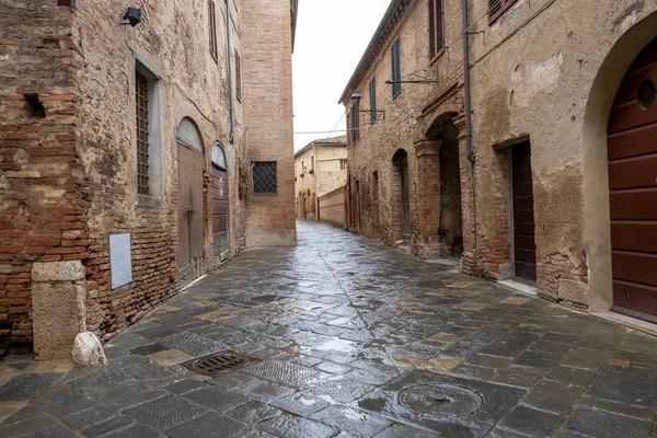 Strasse Der Stadt Orvieto Italien Toscana — Stockfoto