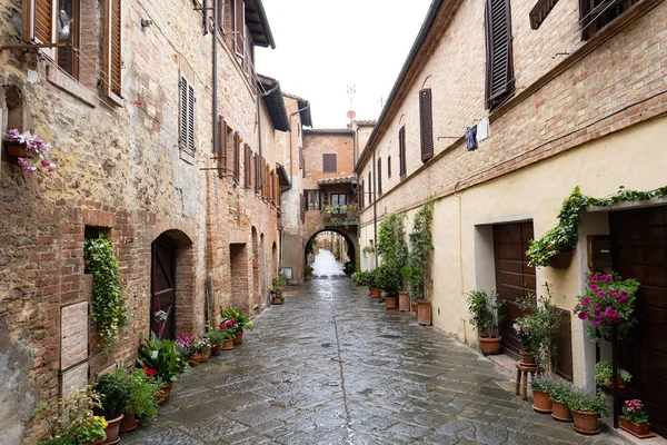 Strasse Der Stadt Orvieto Italien Toscana — Stockfoto