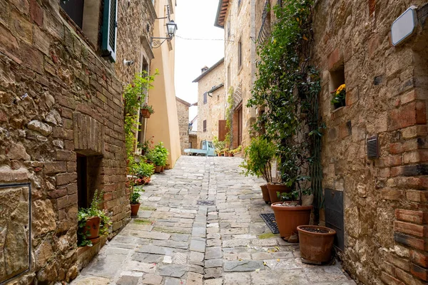 Rue Une Petite Ville Italienne Toscane — Photo