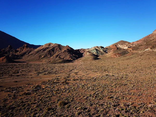 Pemandangan Udara Taman Nasional Teide Tenerife Kepulauan Canary Spanyol — Stok Foto