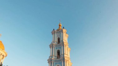 2 in 1 video. Zaman-sukut başkalaşım Katedrali Ortodoks Kilisesi Sumy, Ukrayna