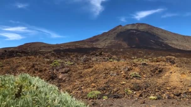 Desfasamento temporal do Parque Nacional Teide. Tenerife, Ilhas Canárias, Espanha — Vídeo de Stock