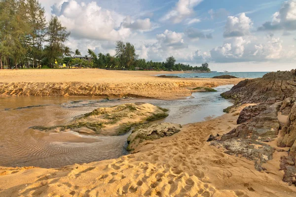 Tropical Beach Sunny Day Khao Lak Province Thailand — Stock Photo, Image