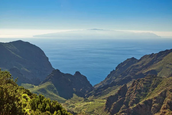 Вид Горы Небо Атмосферу Тенерифе Канарские Острова Испания — стоковое фото
