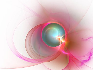 Bilgisayarda oluşturulan sayısal soyut fraktal arkaplan.