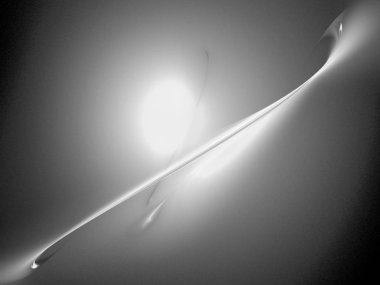 dijital soyut fraktal arkaplan bilgisayarda siyah ve beyaz olarak oluşturuldu.