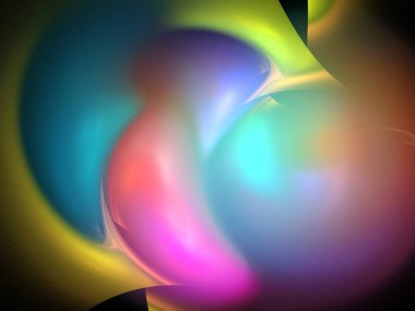 Bilgisayarda oluşturulan sayısal soyut fraktal arkaplan.