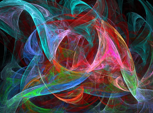 Digitale Abstracte Fractal Achtergrond Gegenereerd Computer — Stockfoto