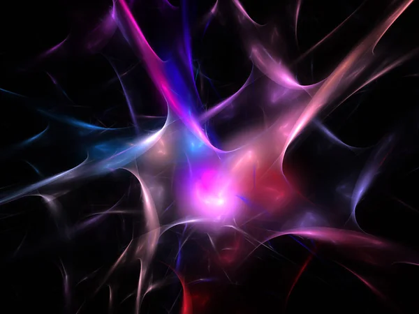 Digital Abstract Fractal Background Generated Computer — Stock Photo, Image