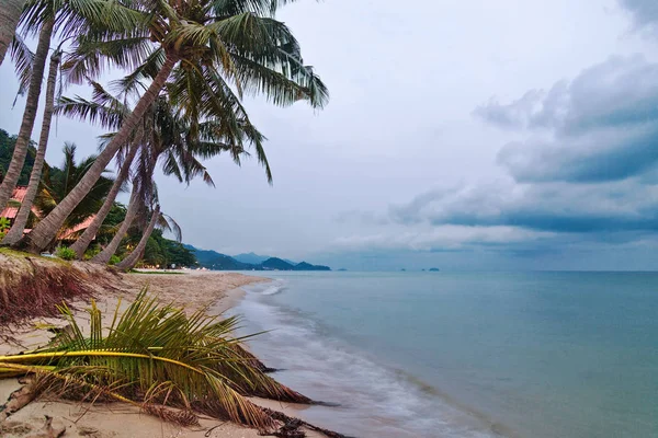 Serata Spiaggia Dopo Tramonto Tailandia — Foto Stock