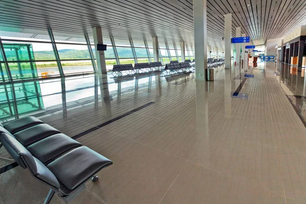 Phu Quoc Vietnam Abril 2014 Sala Embarque Aeroporto Internacional Phu — Fotografia de Stock