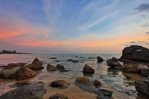 Playa Atardecer Isla Phu Quoc Vietnam — Foto de Stock