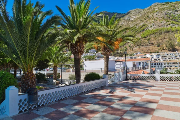 Park Auf Der Aussichtsplattform Mijas Andalusien Costa Del Sol Spanien — Stockfoto