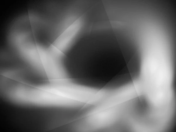 Digitální Abstraktní Fraktního Pozadí Generované Počítači Černobílé — Stock fotografie