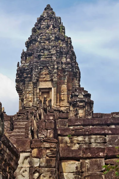 Oude Boeddhistische Khmer Tempel Angkor Wat Complex Cambodja — Stockfoto