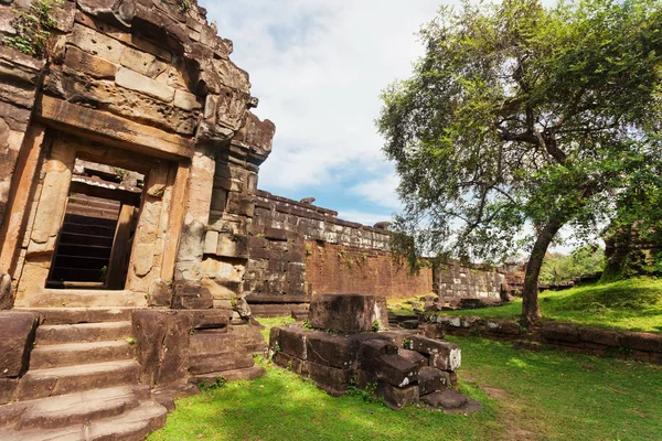캄보디아 앙코르와 건물에 고대의 데스트 크메르 — 스톡 사진