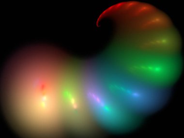 Bilgisayarda oluşturulan sayısal soyut fraktal arkaplan.