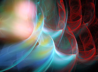 Bilgisayarda oluşturulan sayısal soyut fraktal arkaplan.