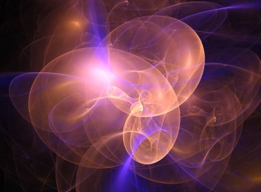 Bilgisayarda oluşturulan sayısal soyut fraktal arkaplan.