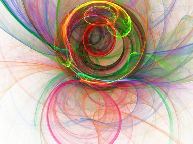 Bilgisayarda oluşturulan sayısal soyut fraktal arkaplan.