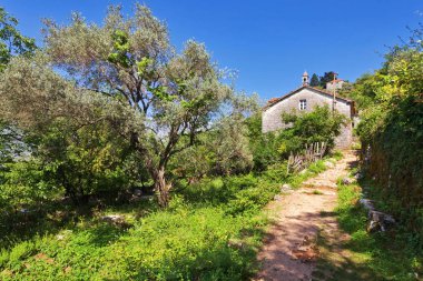 Dağlarda eski bir ev