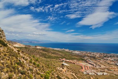 Panoramik manzaralı Costa del Sol