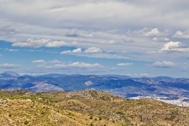 Panoramik manzaralı Costa del Sol 