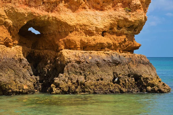 Praia da dona ana strand, lagos, portugal — Stockfoto