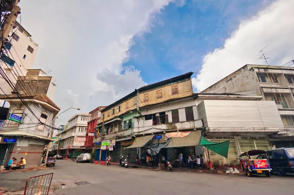 バンコクの中国の町の悲観的な日 — ストック写真