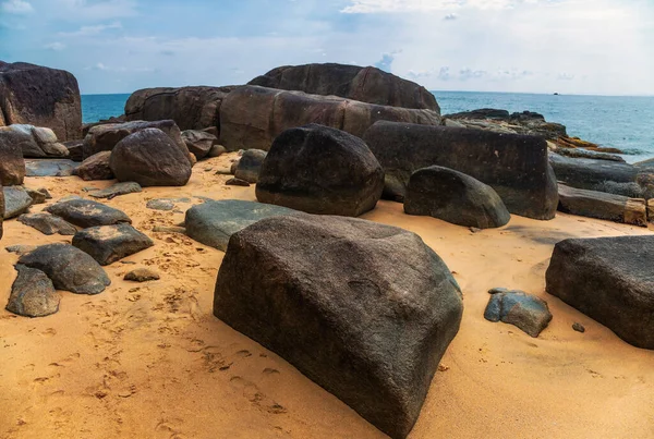 Tropischer Strand Sonnigen Tagen Provinz Khao Lak Thailand — Stockfoto