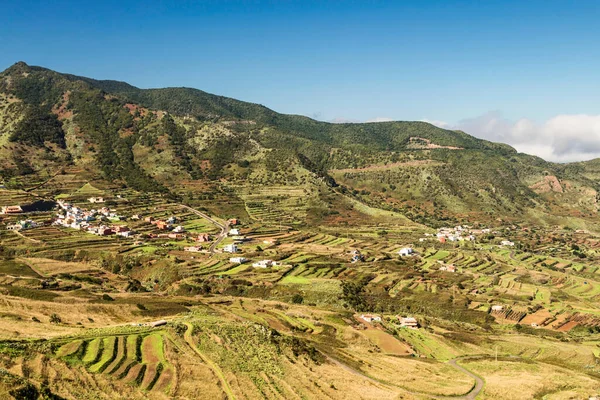 Landscape Aerial View Valley Hills Tenerife Canary Islands Spain — Stock Photo, Image