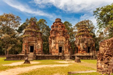 Antik Budist Khmer tapınağı Angkor Wat kompleksi, Kamboçya