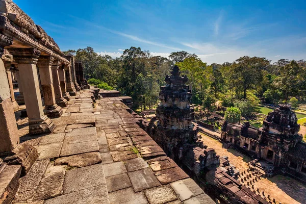 Antiguo Templo Khmer Budista Complejo Angkor Wat Camboya —  Fotos de Stock
