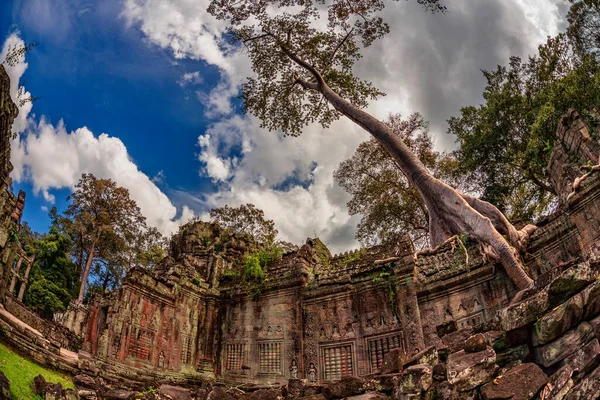 Antico Tempio Buddista Khmer Nel Complesso Angkor Wat Cambogia — Foto Stock