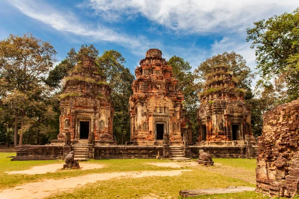 Antiguo Templo Khmer Budista Complejo Angkor Wat Camboya —  Fotos de Stock