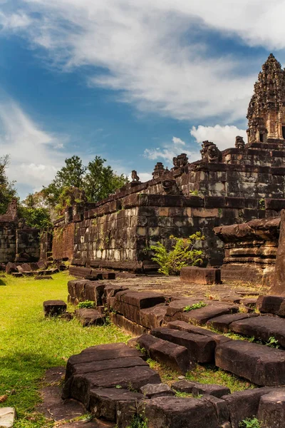 Antik Budist Khmer Tapınağı Angkor Wat Kompleksi Kamboçya — Stok fotoğraf