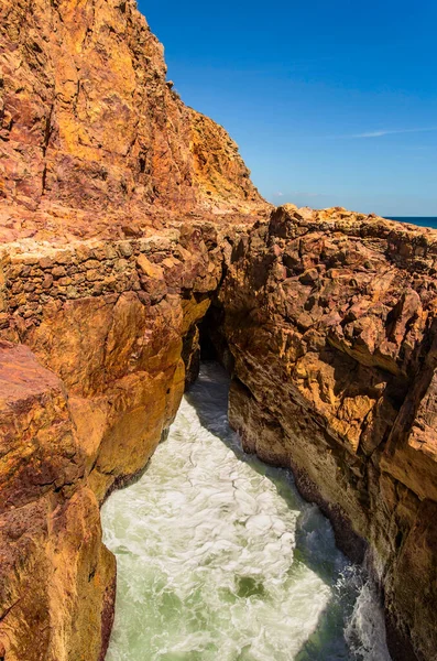 Praia Cabanas Velhas Algarve Portugal — Fotografia de Stock